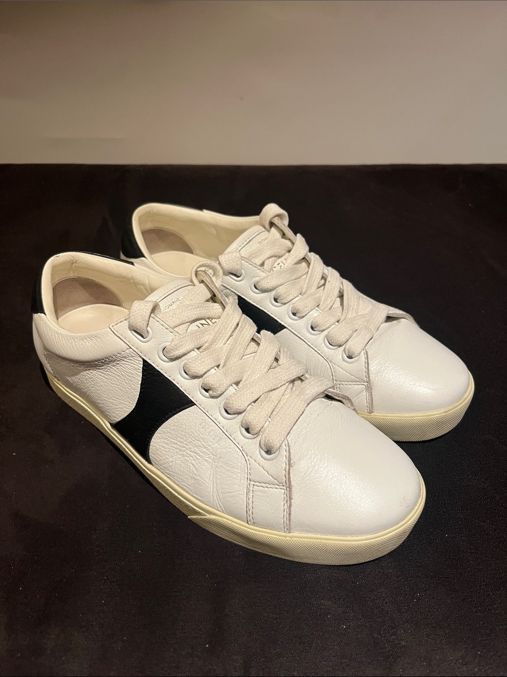 Celine Leather Triomphe Sneakers
